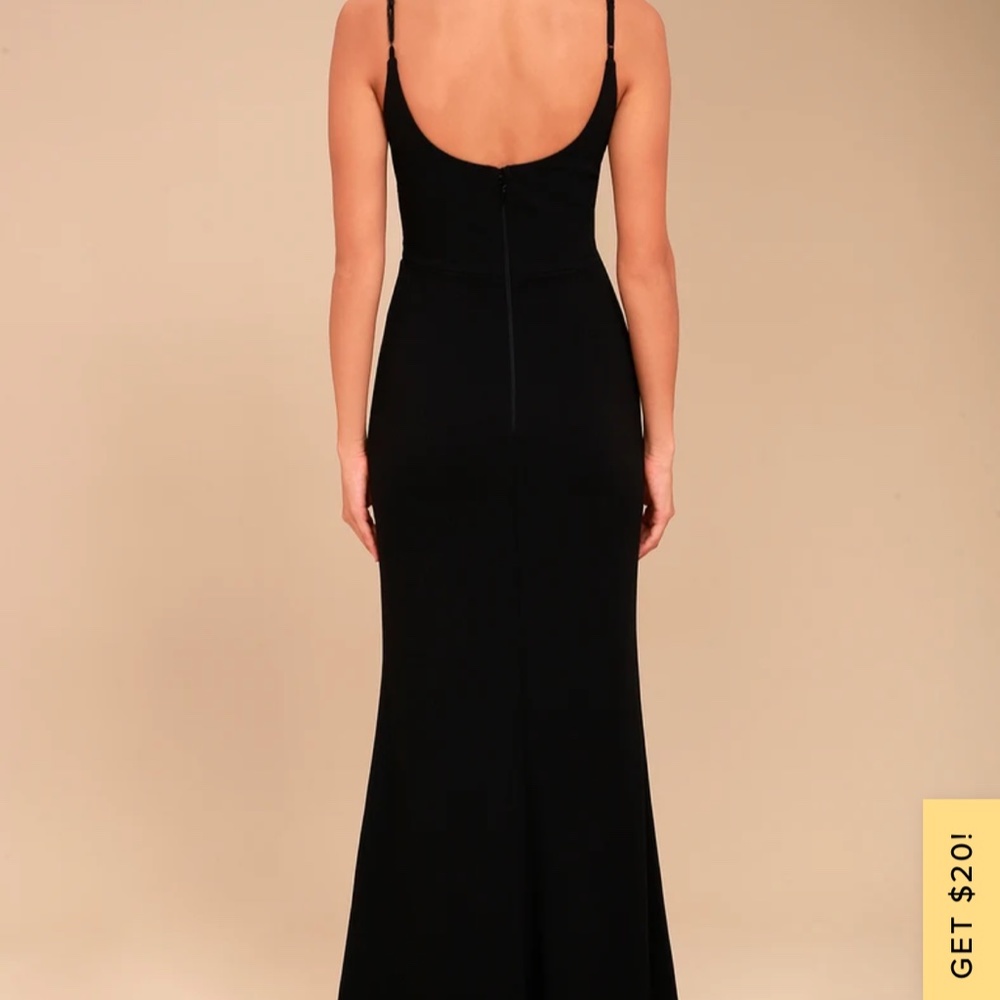 Lulu's Elegant Black Maxi Dress - Picture 4 of 5